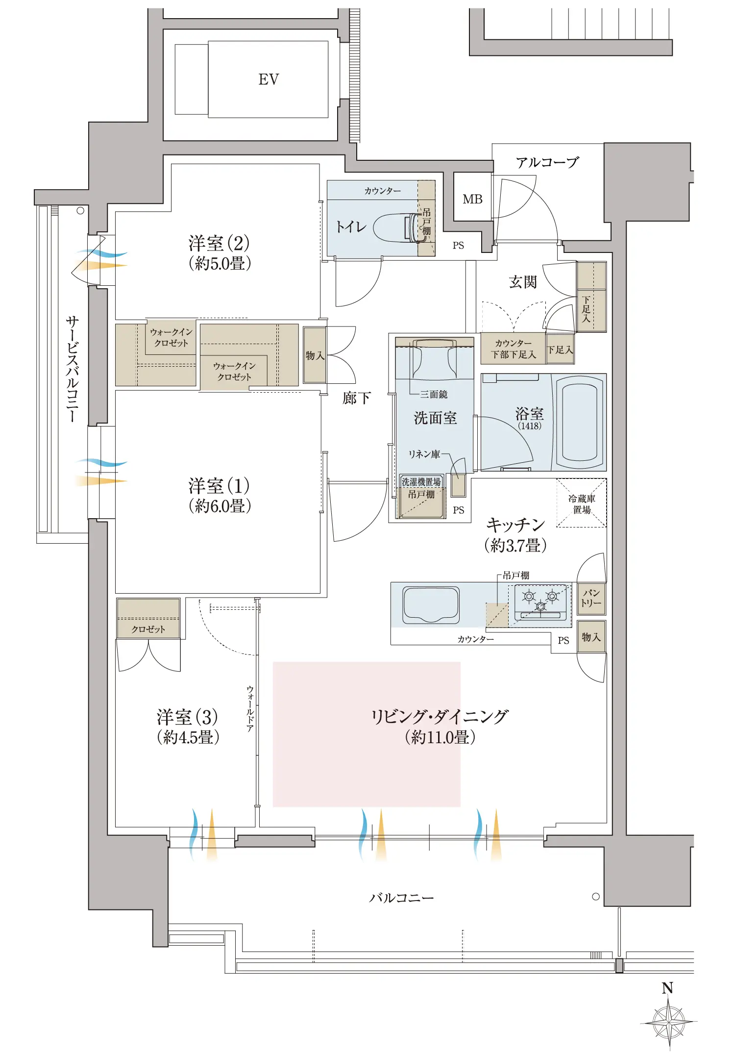 Atype間取り図