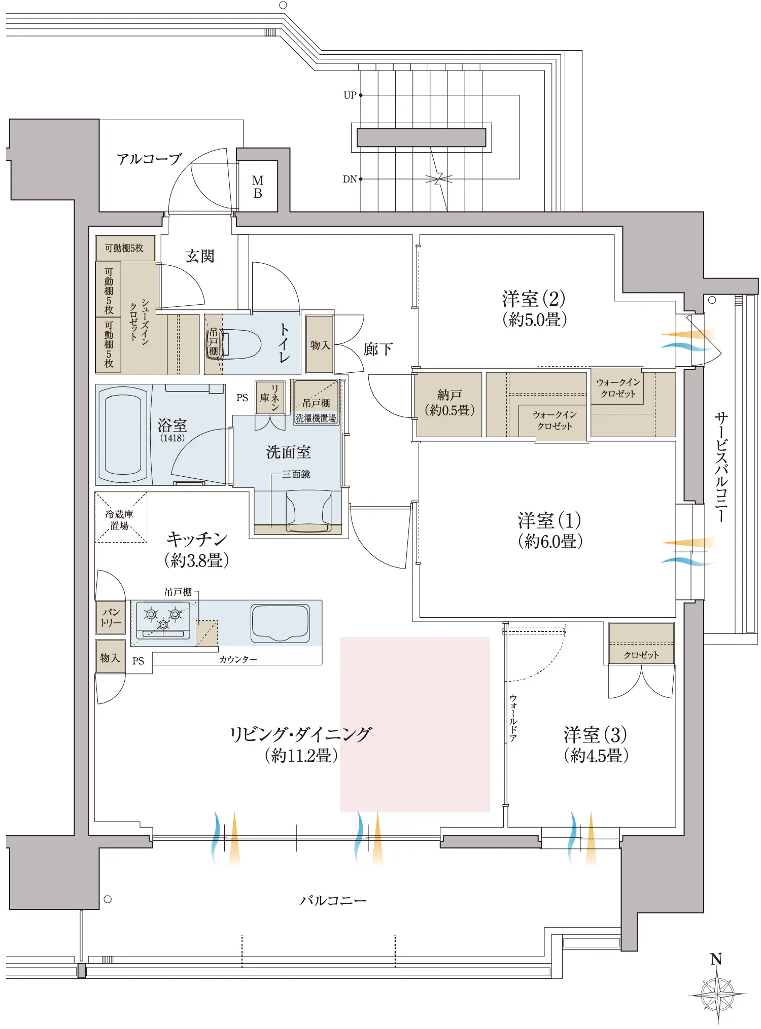 Gtype間取り図