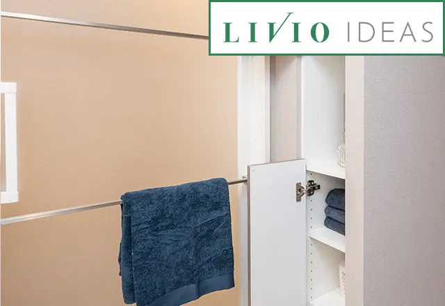 ドア外タオル掛け