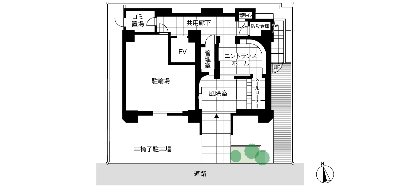敷地配置図