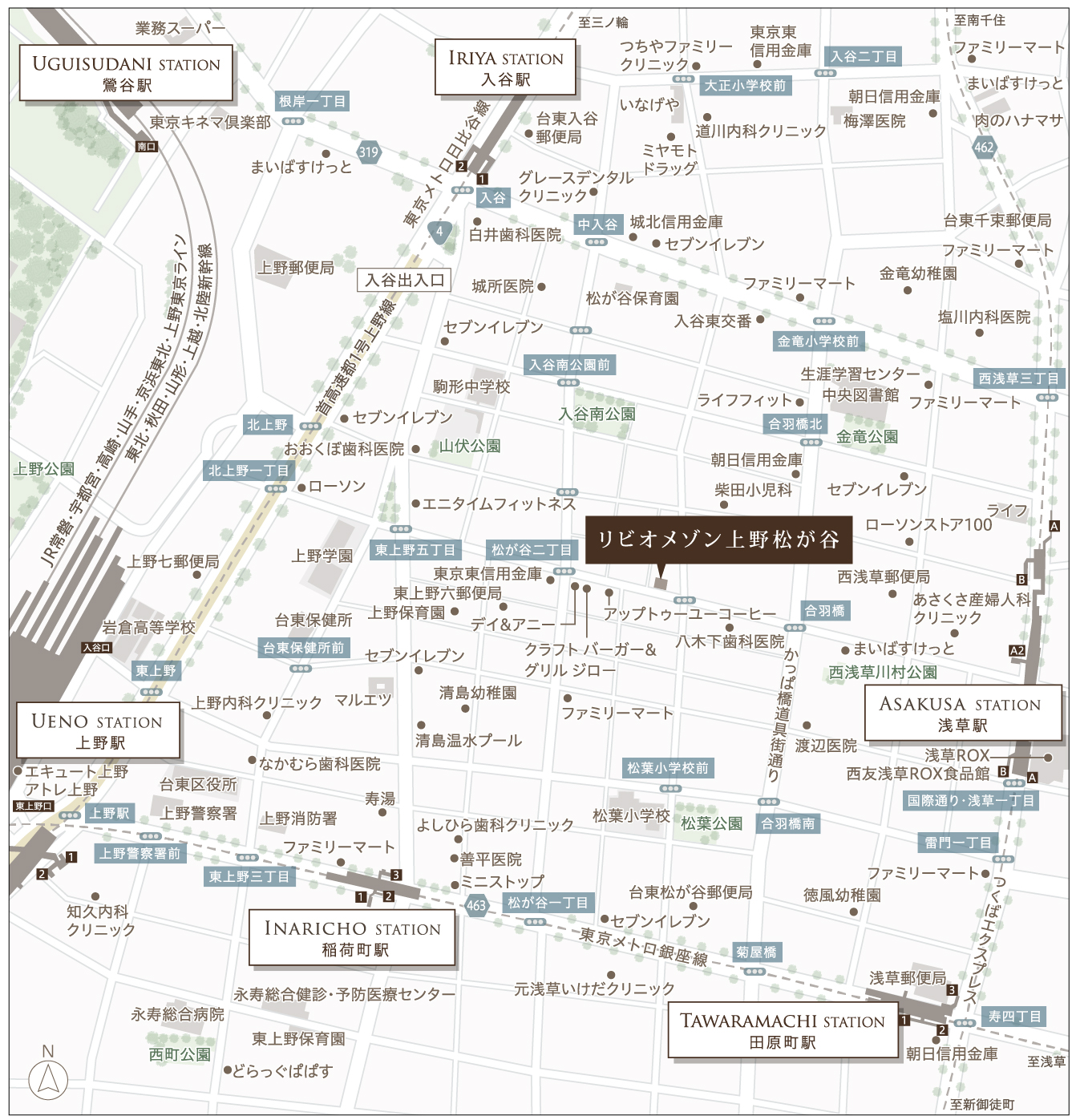 現地案内図