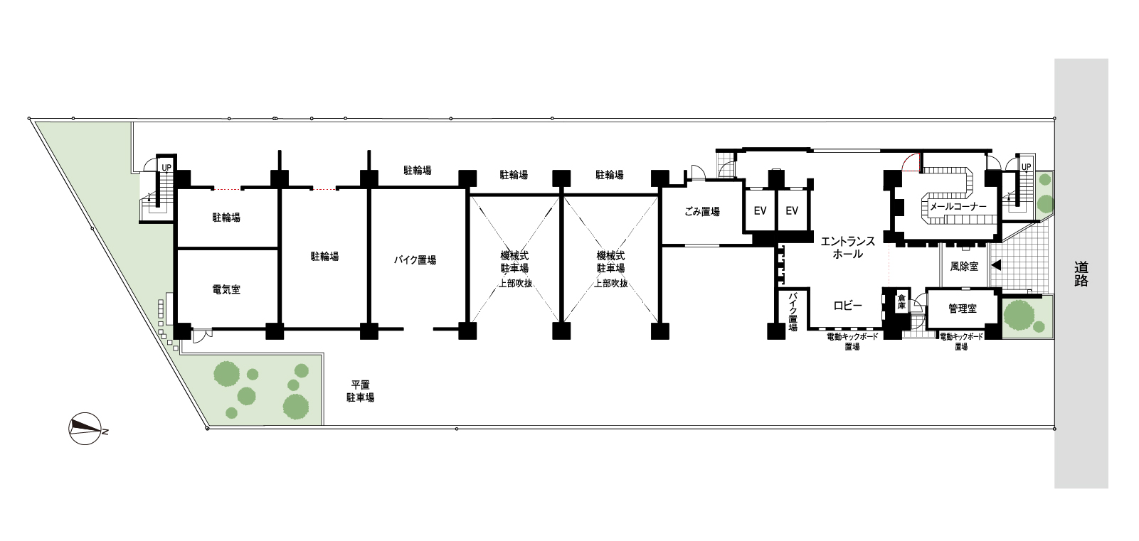 1階平面図