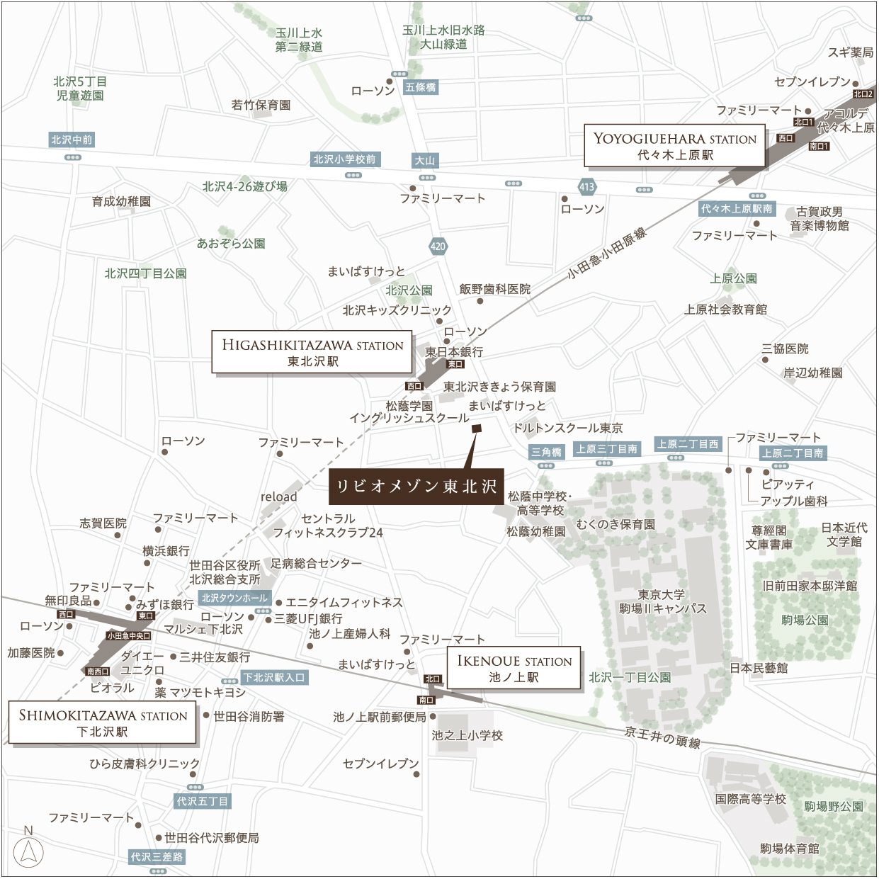 現地案内図