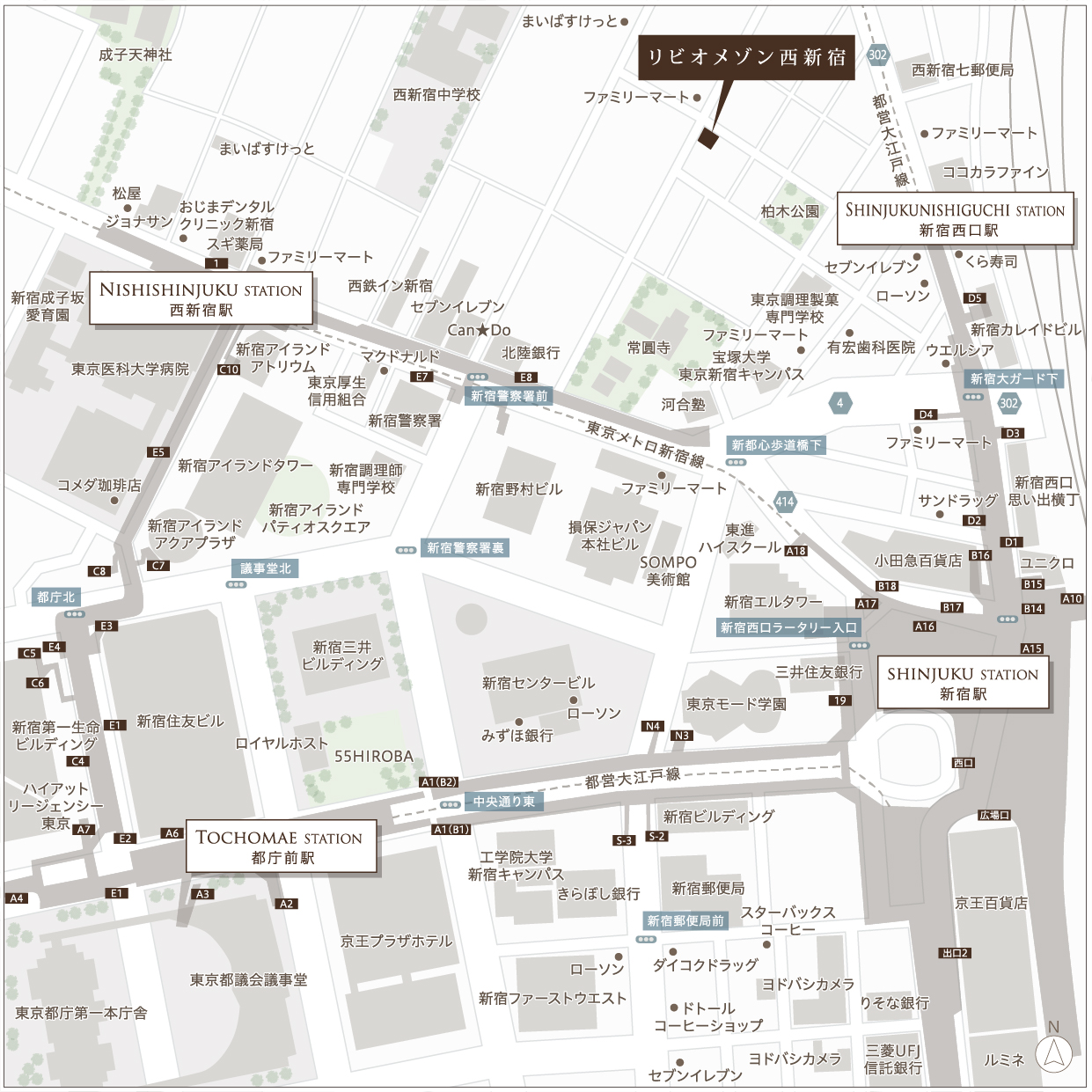 現地案内図