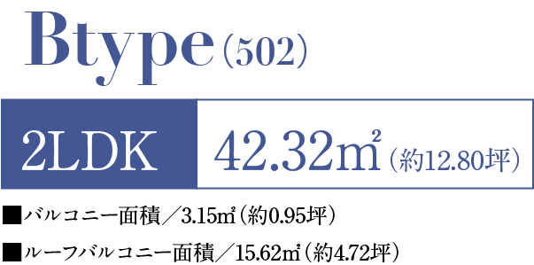 Bタイプ（502号室）