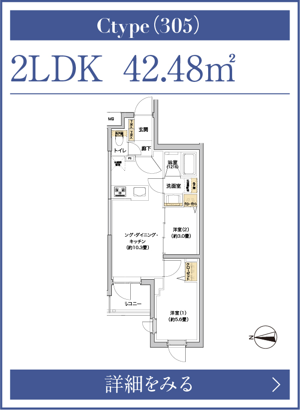 Cタイプ（305号室）