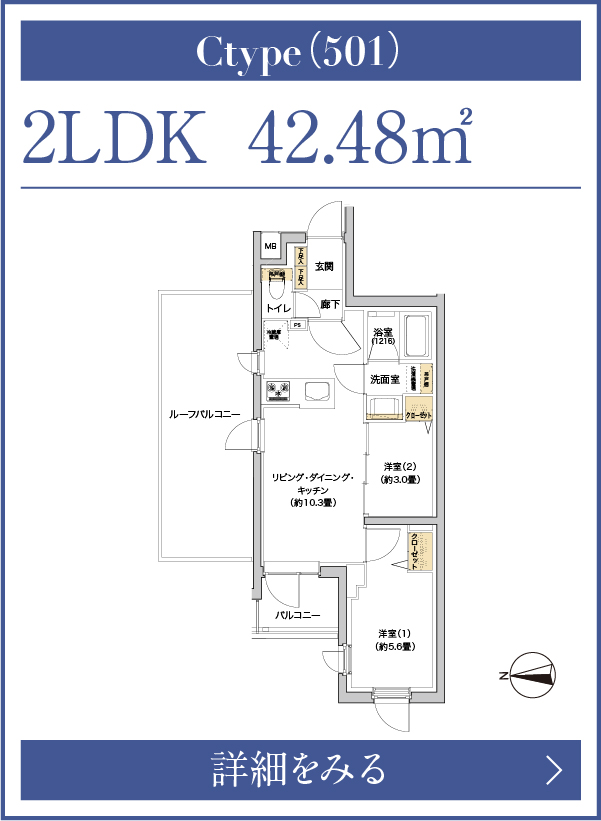 Cタイプ（501号室）