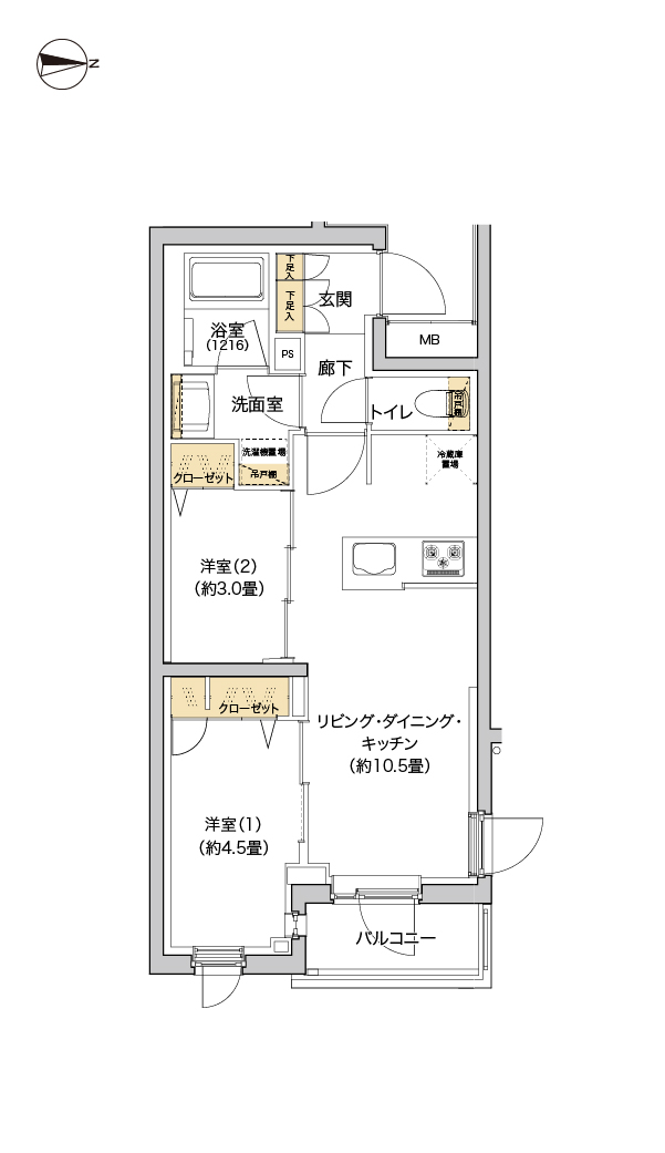 Bタイプ（403号室）