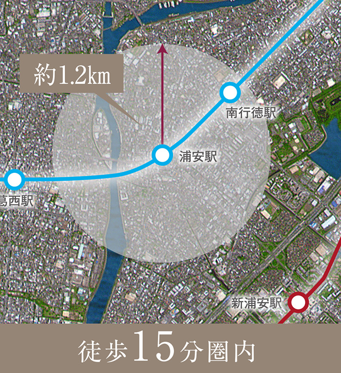 15分圏内